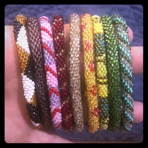 Set of 9 Lily and Laura bracelets